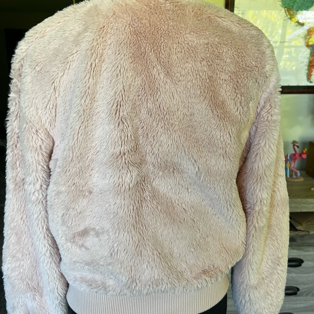 Love Tree Soft Blush Teddy Jacket - Picture 5 of 8